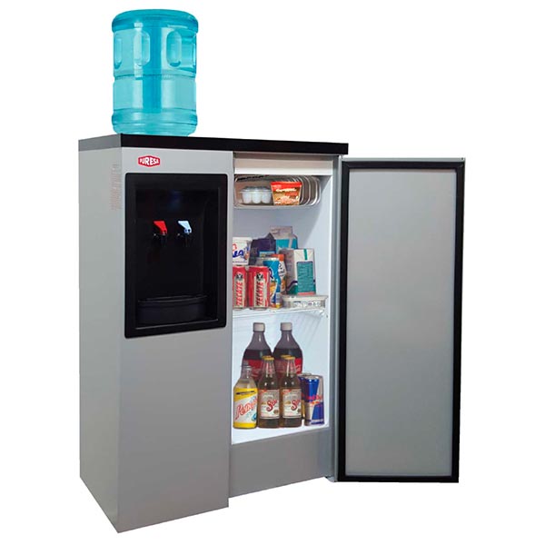 Despachador Enfriador de Agua Fría y caliente con Refrigerador de 2 Pies HCR-320